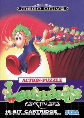 Lemmings (Europe) box cover front